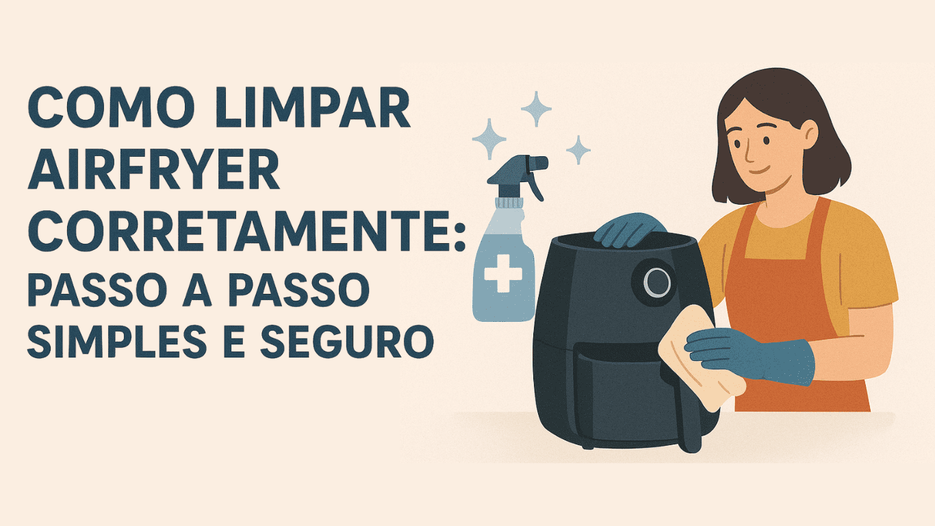 Como Limpar AirFryer Corretamente: Passo a Passo Simples e Seguro