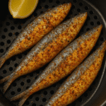 Sardinha assada na Air Fryer — crocante por fora, suculenta por dentro e sem fritura!