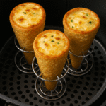 Aprenda a fazer uma pizza cone deliciosa usando massa de pastel e recheio cremoso de quatro queijos! Perfeita para a Air Fryer, essa receita é prática, econômica e cheia de sabor. Descubra o segredo do recheio ultra cremoso e veja dicas para deixar ainda mais brasileira com catupiry, calabresa ou carne seca. Receita irresistível para surpreender em qualquer ocasião — com crocância por fora e explosão de queijo por dentro!